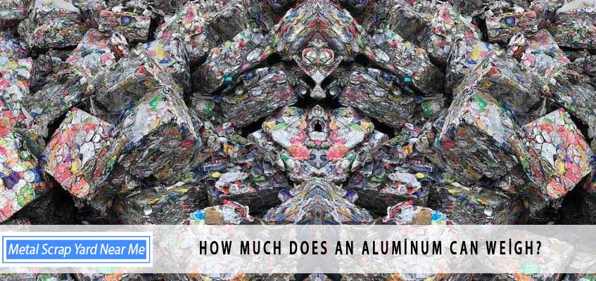 How much does an aluminum can weigh?